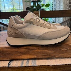 Common Projects Men's Low-Top Suede & Mesh Sneakers in white